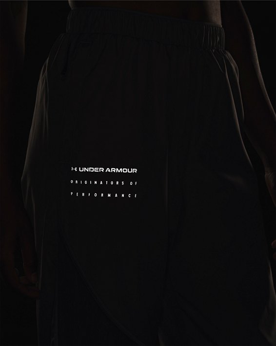 Women's UA RUSH™ Woven Pants, Gray, pdpMainDesktop image number 4
